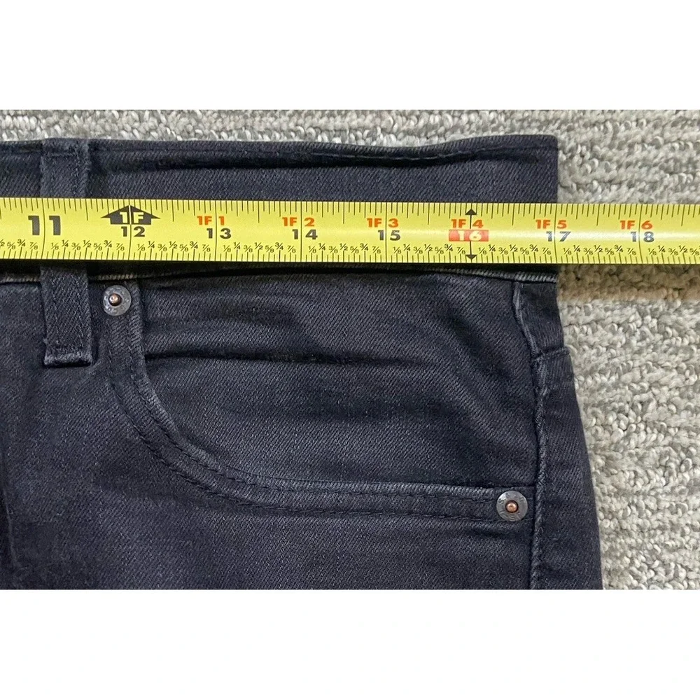 Levi's 505 Black‎ 33*x32 Regular Fit EUC Zip Closure Denim